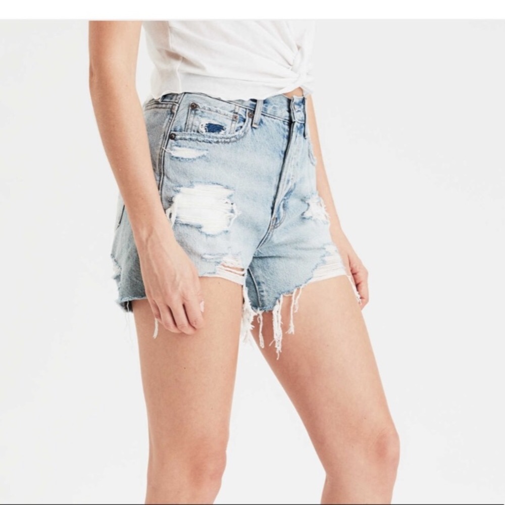 AMERICAN EAGLE 90s Boyfriend Denim Short size 12